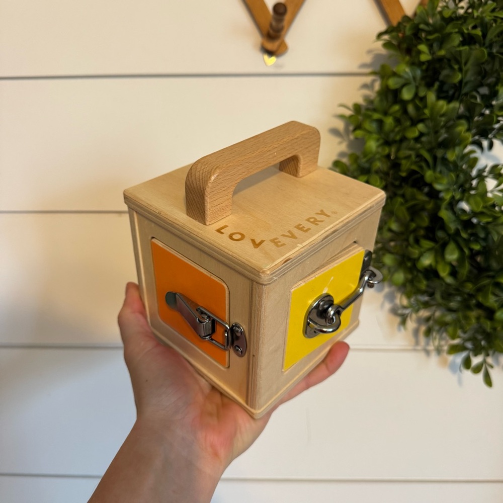 Lovevery Wooden Lock Box Toy